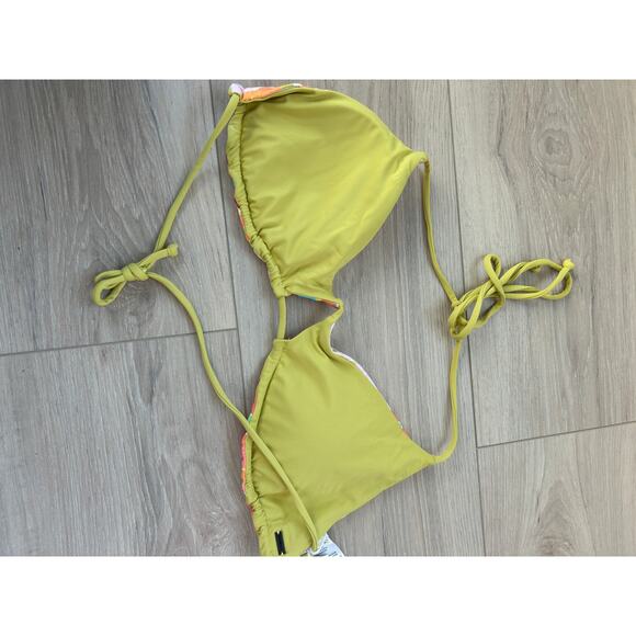 O'Neill Brasilia Floral Madrid Reversible Bikini Top NWT Size Large - Picture 5 of 6